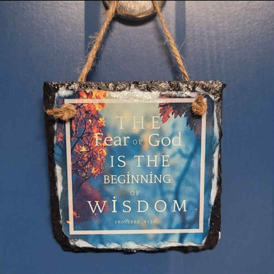 The fear hanging slate