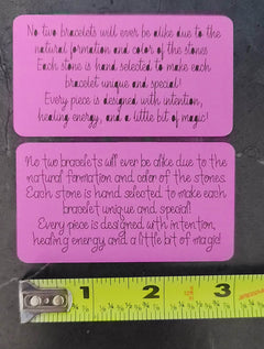 Small personalized cards (100)