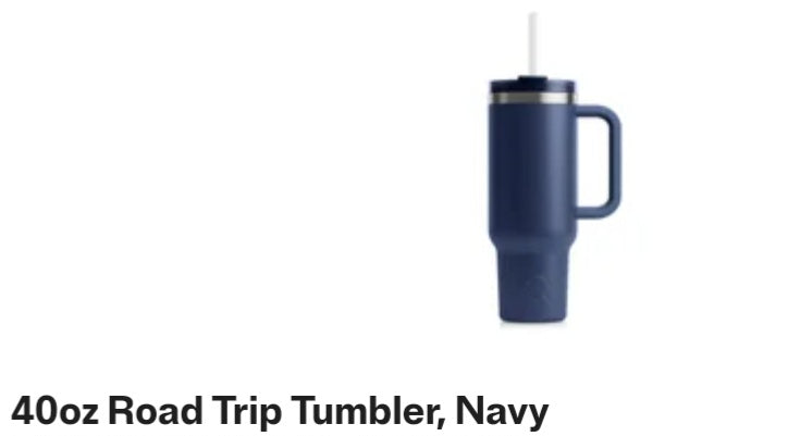 40 oz Rtic hot/cold tumbler navy