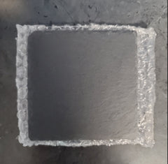 Set of 4 slate coasters square