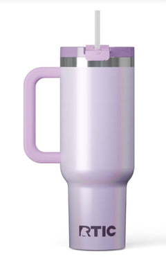 40 oz Rtic hot/cold tumbler lavender shimmer