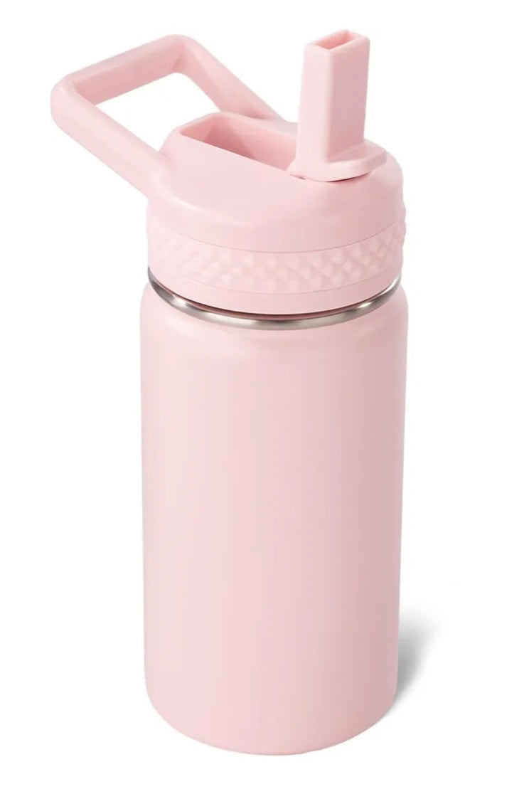 12 oz flip straw tumbler pink