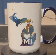 Up North MI – Michigan Pride 15 oz Coffee Mug