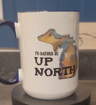 Up North MI – Michigan Pride 15 oz Coffee Mug