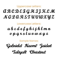 Custom Name Necklace with Birthstone