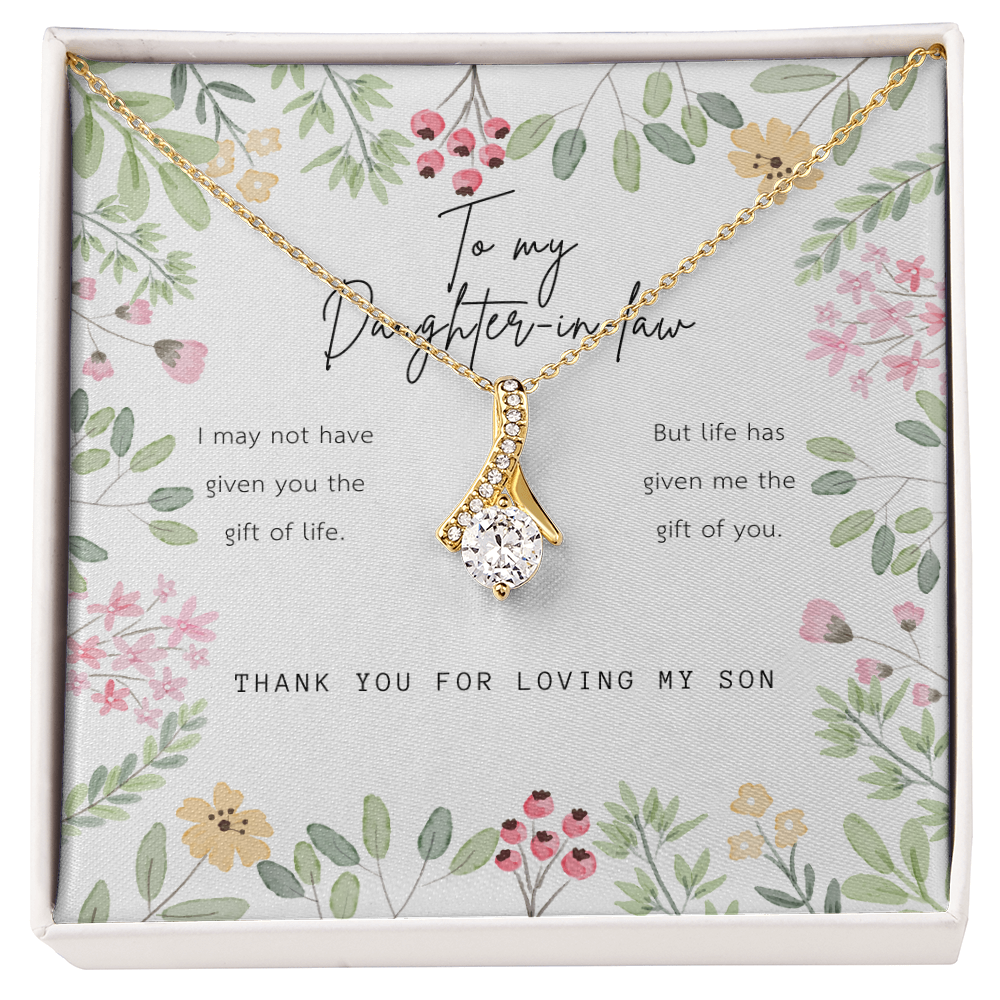 To My Daughter-in-Law Alluring Beauty Necklace