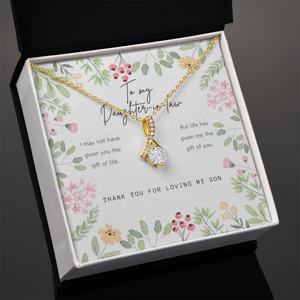 To My Daughter-in-Law Alluring Beauty Necklace