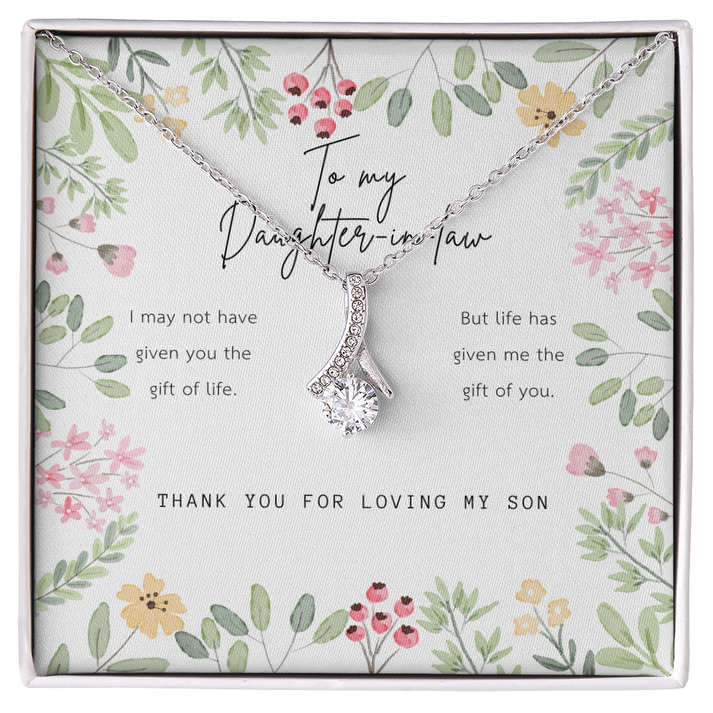 To My Daughter-in-Law Alluring Beauty Necklace