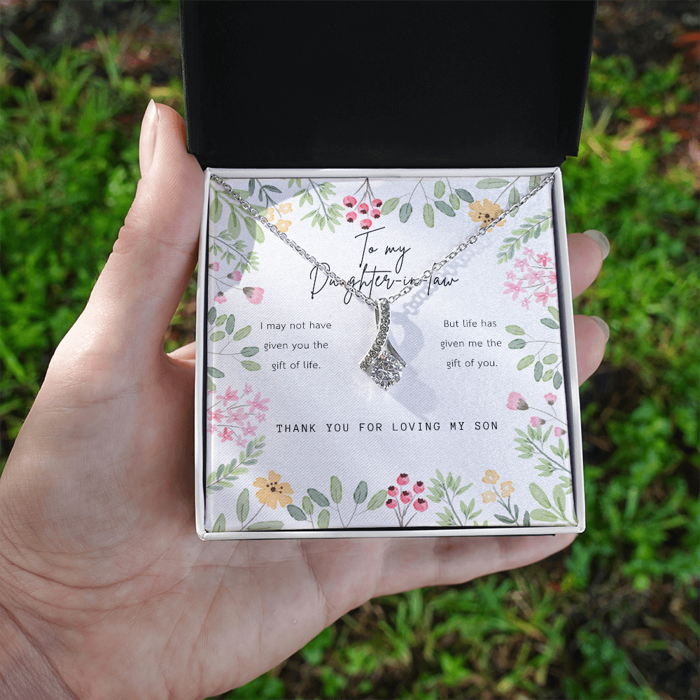 To My Daughter-in-Law Alluring Beauty Necklace