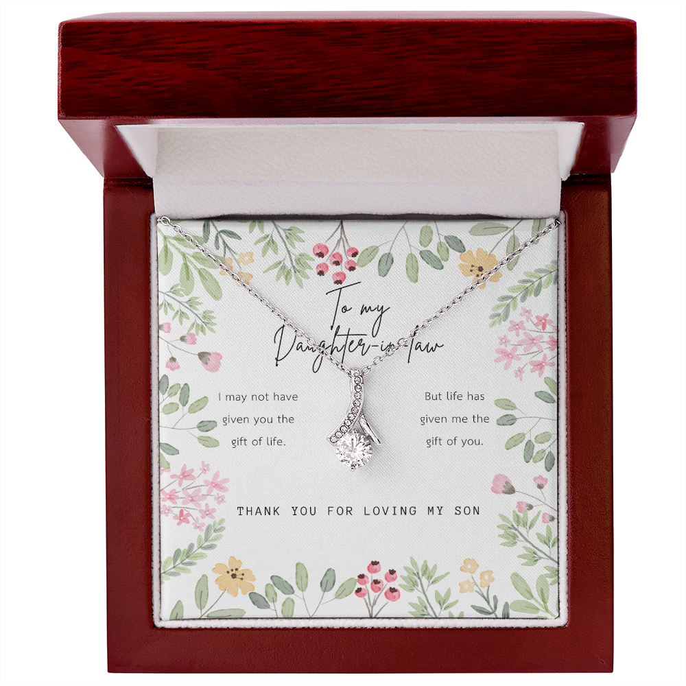 To My Daughter-in-Law Alluring Beauty Necklace