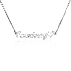 Classic Heart Name Necklace