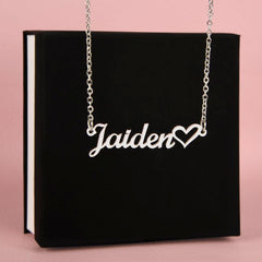 Classic Heart Name Necklace