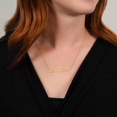 Classic Heart Name Necklace