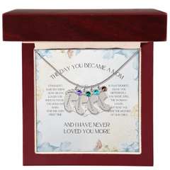 I Have Never Loved You More - Baby Feet Necklace