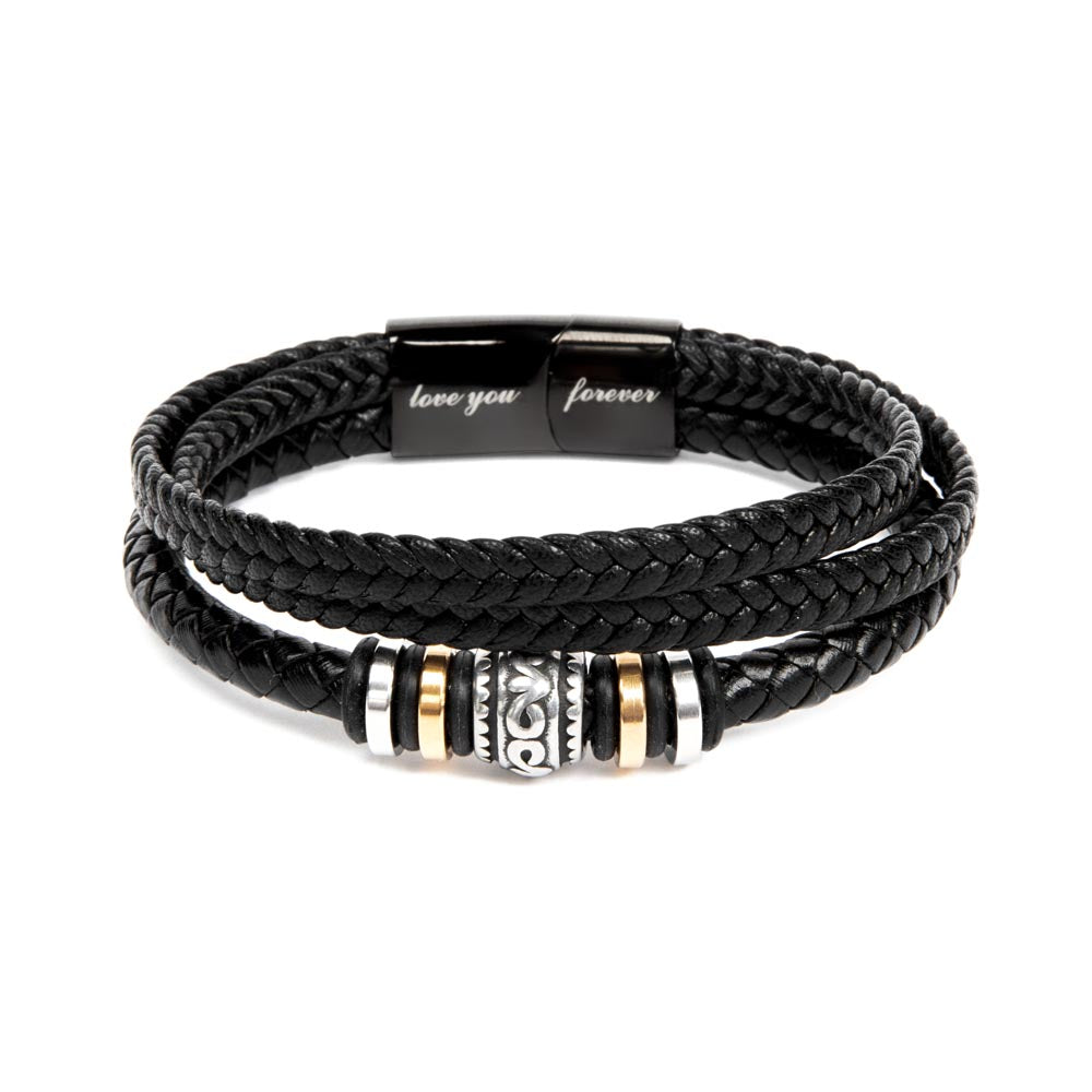 To My Grandson - Forever Love You Bracelet