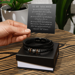 To My Soulmate - Love You Forever Bracelet