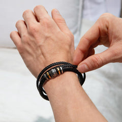 To My Grandson - Forever Love You Bracelet