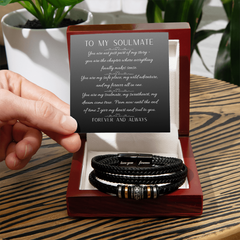 To My Soulmate - Love You Forever Bracelet