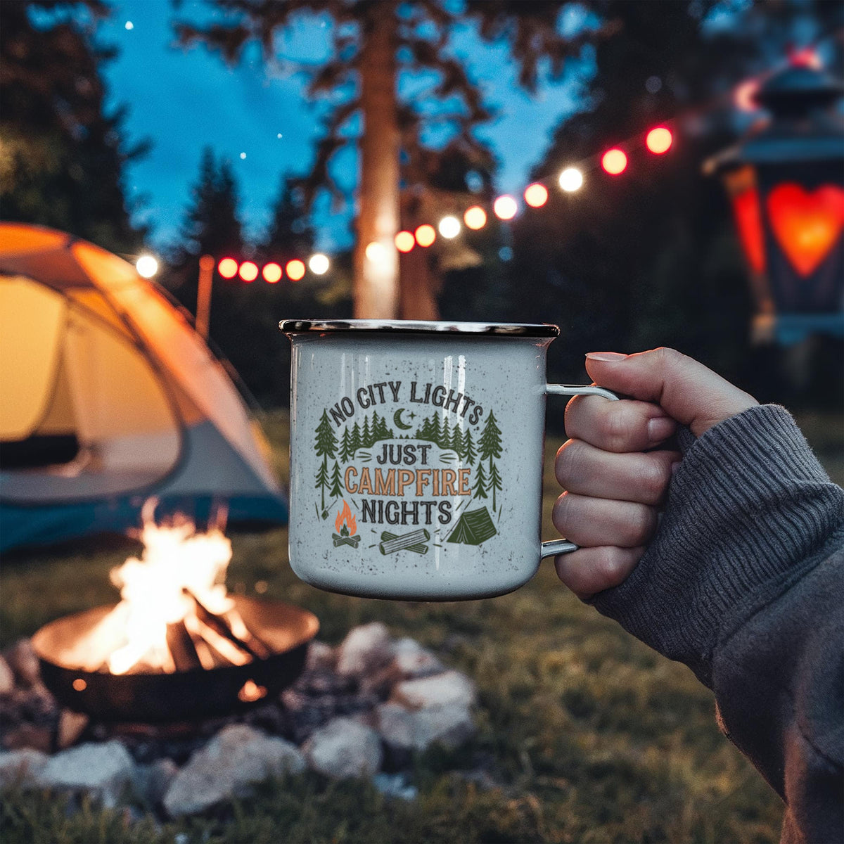 No City Lights - Camping Mug