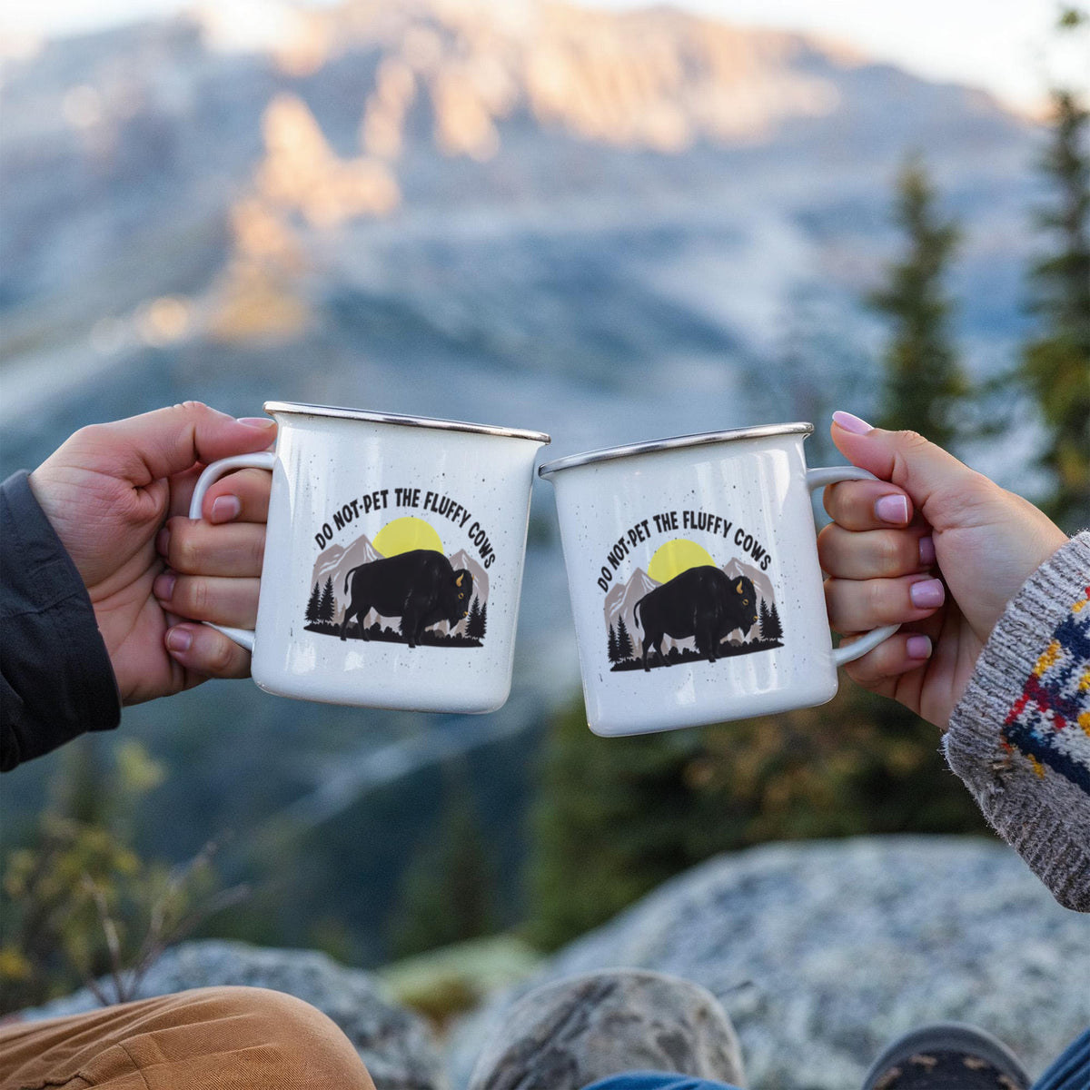 Fluffy Cows - Camping Mug