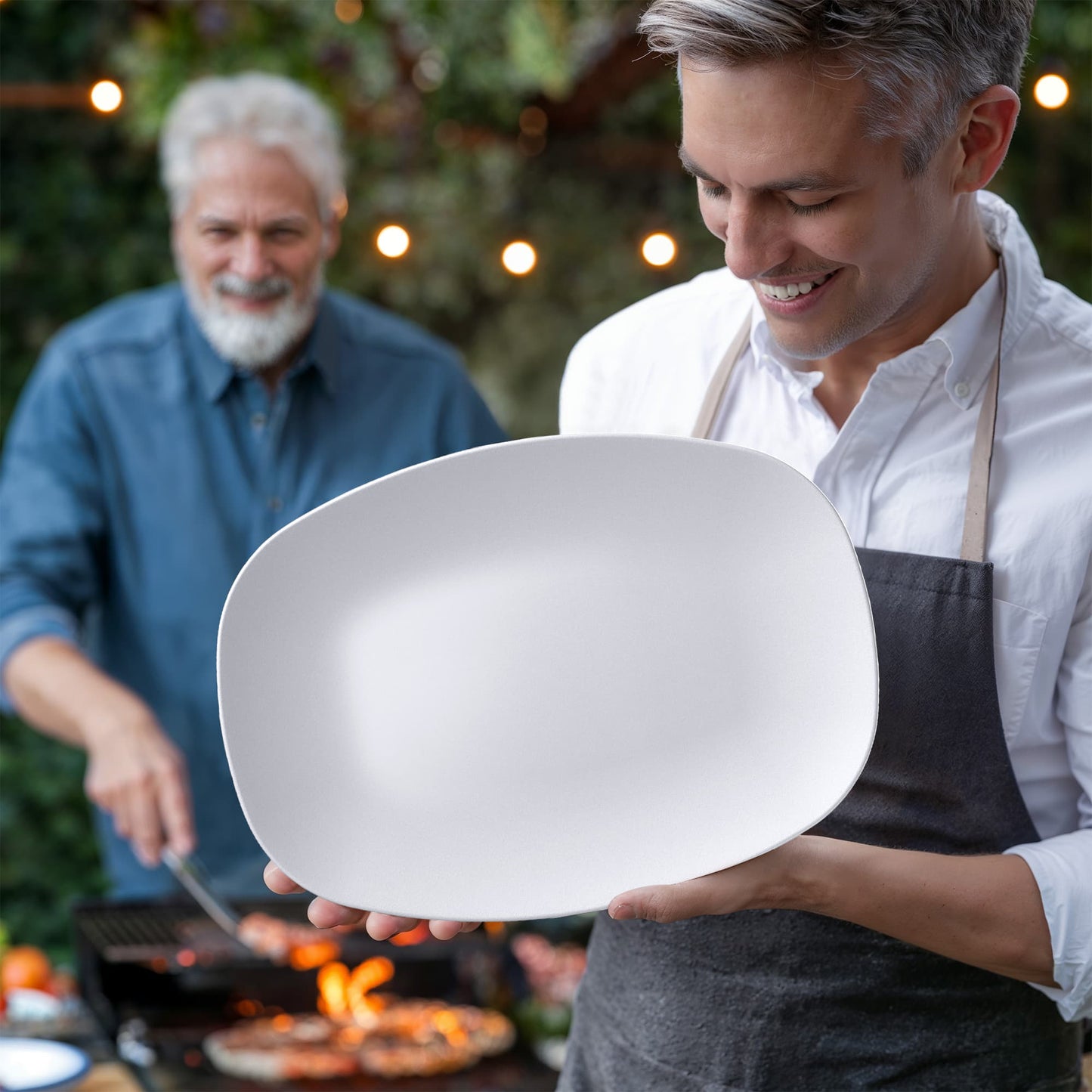 Personalized 10x14 Oval Platter – Custom Photo & Design Serving Dish Gift