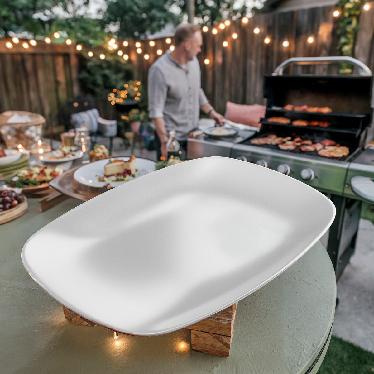 Personalized 10x14 Oval Platter – Custom Photo & Design Serving Dish Gift