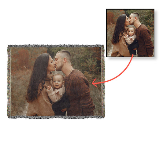 Heirloom Photo Woven Blanket (Landscape)