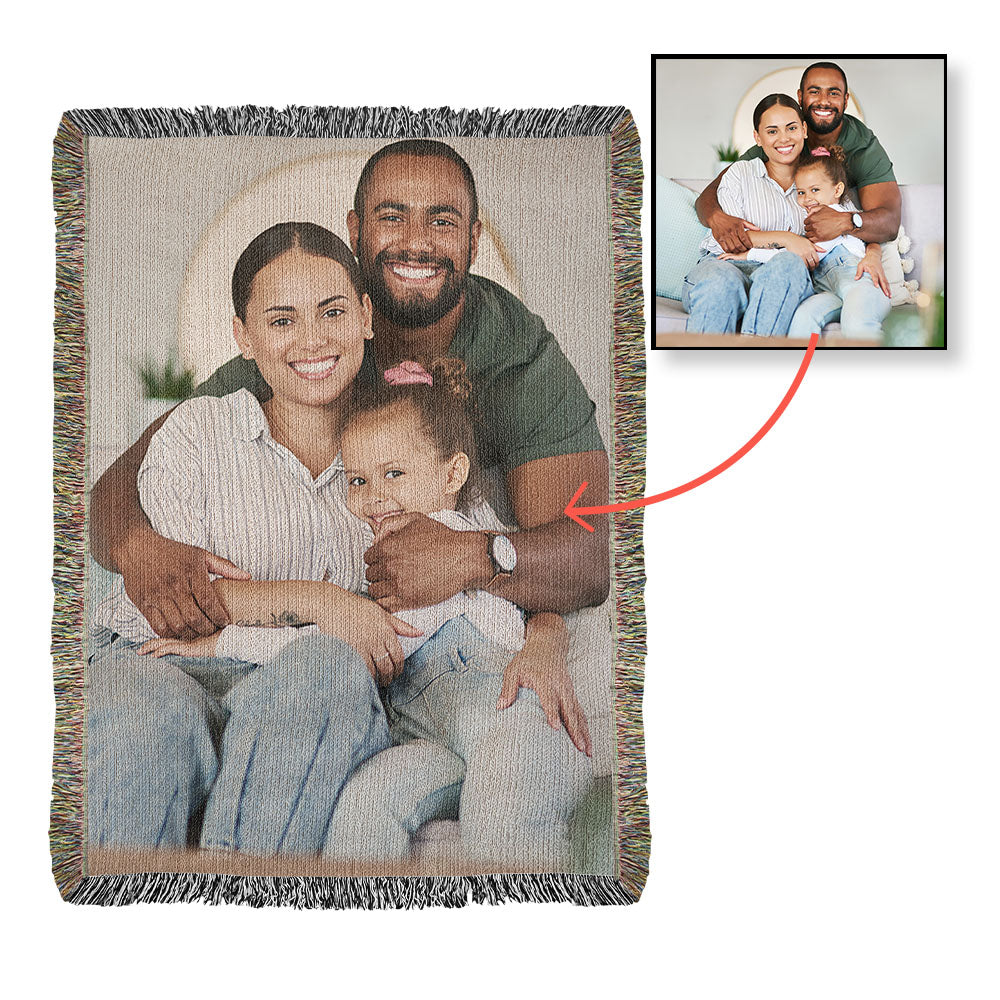 Photo Heirloom Woven Blanket - Lesley B