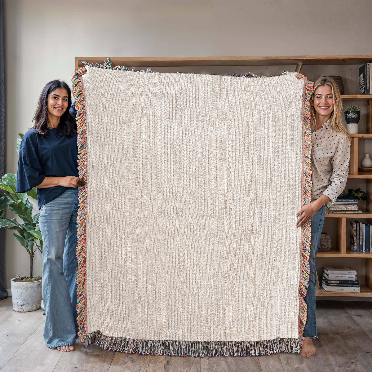 Heirloom Photo Woven Blanket (Portrait)