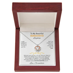 To My Beautiful Granddaughter - Crown Pendant Necklace