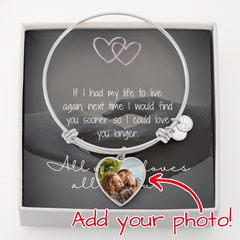 Love You Longer - Luxury Heart Bangle