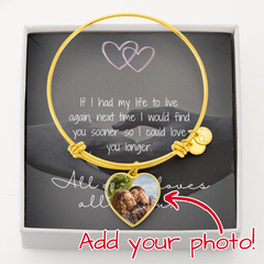 Love You Longer - Luxury Heart Bangle