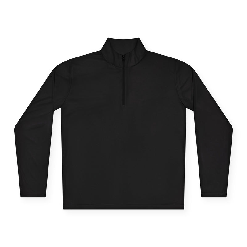 Unisex Quarter-Zip Pullover Black