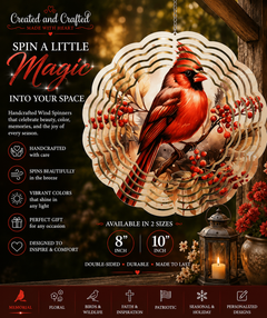 Cardinal wind spinner
