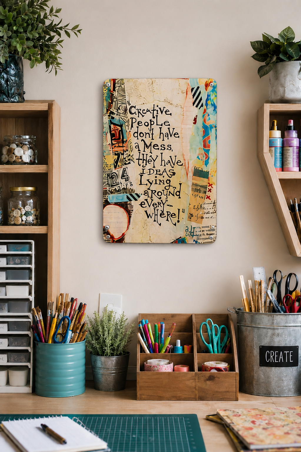 Creative People – 8x12 Metal Wall Sign