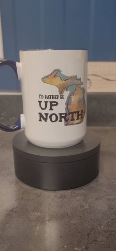 Up North MI – Michigan Pride 15 oz Coffee Mug