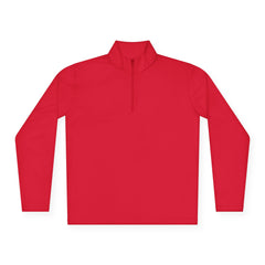 Unisex Quarter-Zip Pullover Red