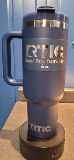 40 oz hot/cold RTIC tumbler navy
