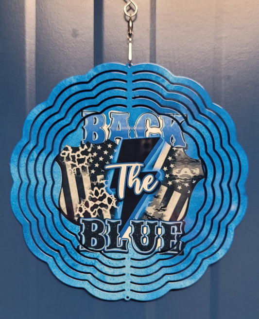 Back the Blue spinner