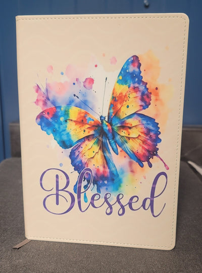Blessed Butterfly Journal - Colorful A5 Notebook Faith Gift