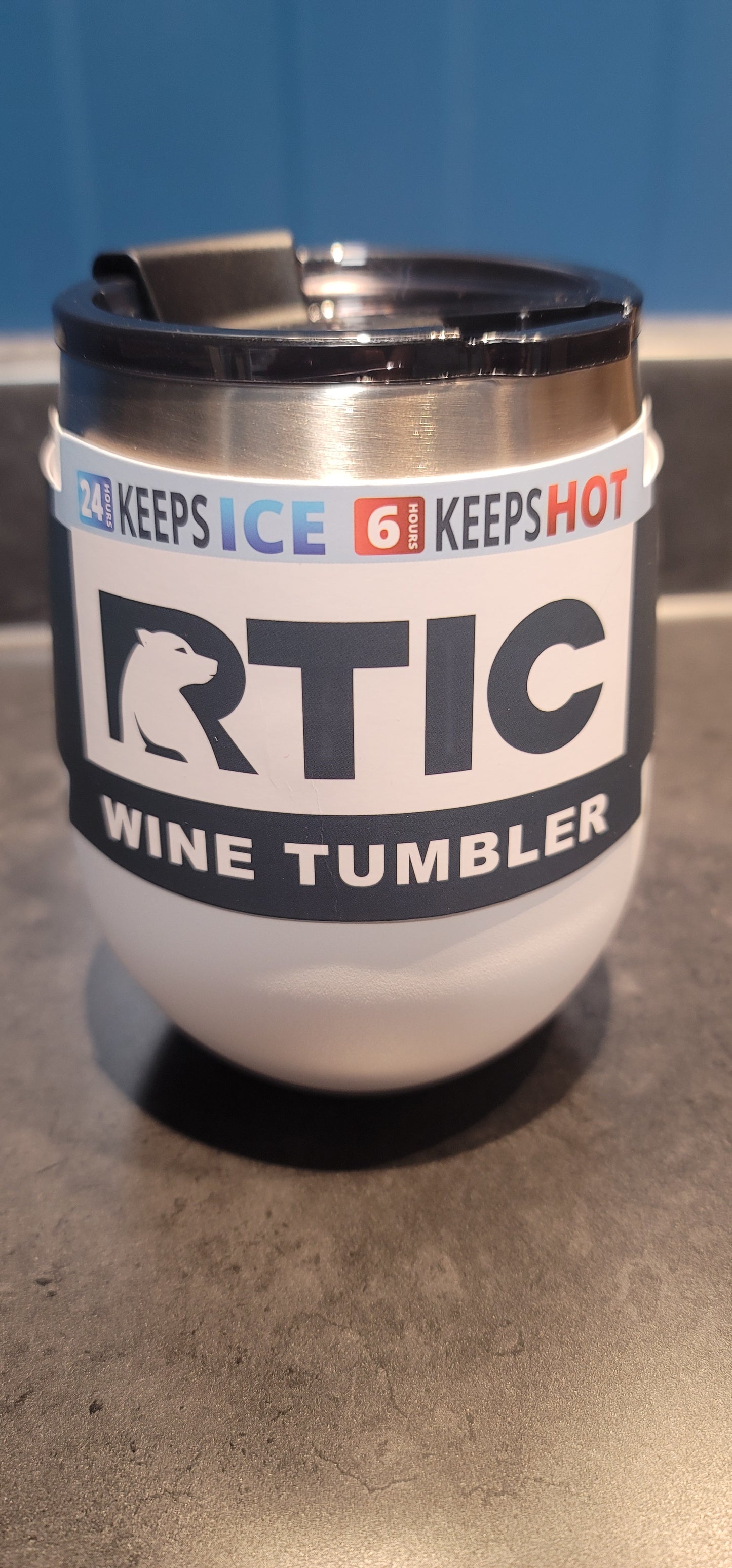 Rtic wine tumbler white