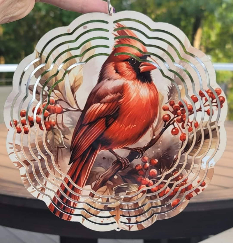 Cardinal wind spinner
